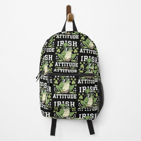 Item preview, Irish Attitude Frog with Sunglasses St Patrick's Day designed and sold by Hananiah Merch.