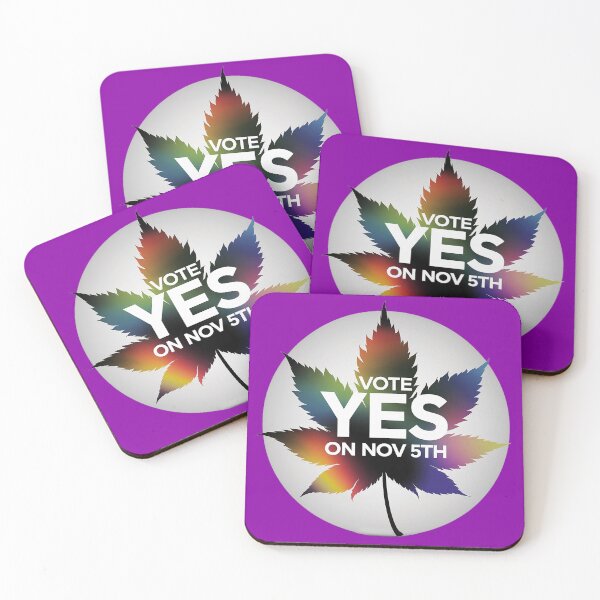 Item preview, Vote Yes To Legalize Weed In November | Purple designed and sold by JLEmporium.