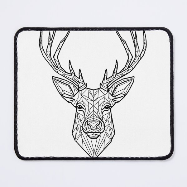 Item preview, Geometric Deer Art designed and sold by GeoSketchWear.