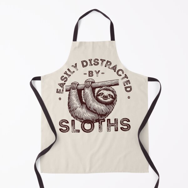 Item preview, Easily distracted by Sloths, funny Zookeeper quote, Zoo animals designed and sold by lagunaklein.