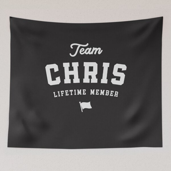 Item preview, Team Chris Lifetime Member Funny Name Chris designed and sold by cidolopez.
