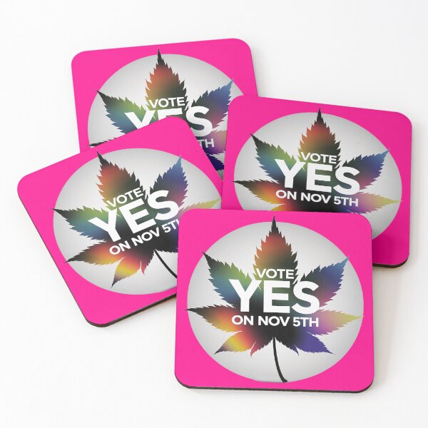 Item preview, Vote Yes To Legalize Weed In November | Hot Pink designed and sold by JLEmporium.
