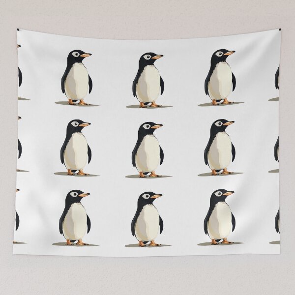 Item preview, Cartoon Style Penguins Logo Stickers, Logo, Illustration, Wall arts, Art Prints and More designed and sold by Kevin Lou.