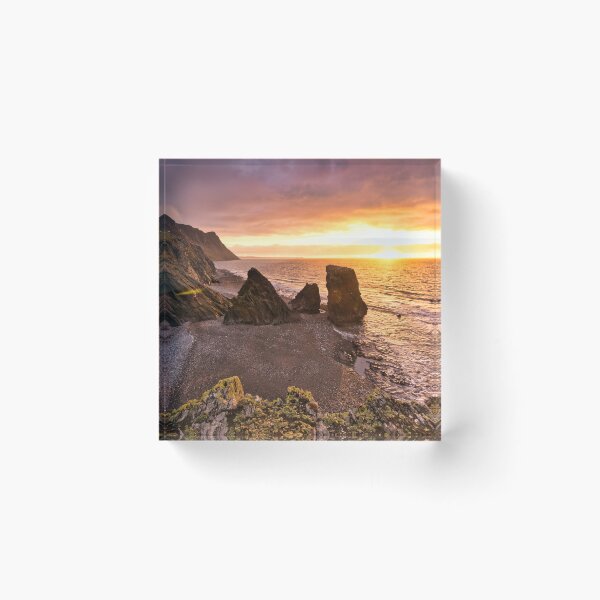 Item preview, Sunset Trefor Stacks,Lleyn Peninsula designed and sold by Derren Jones.