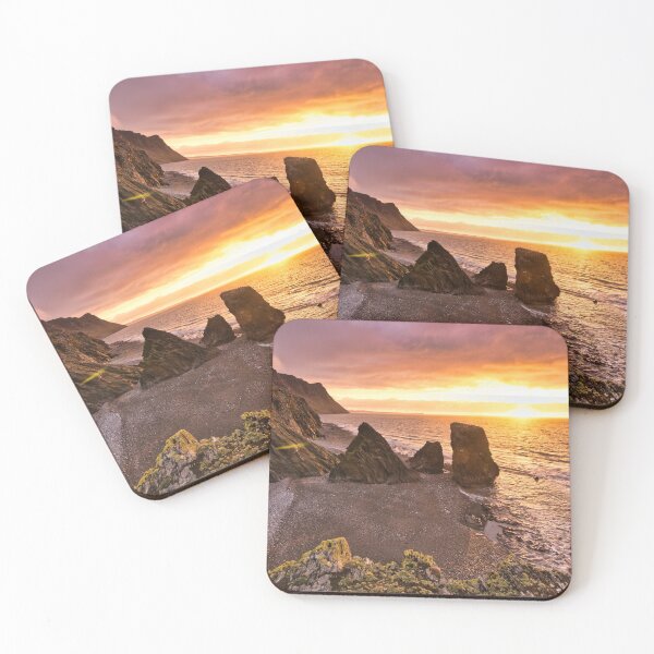 Item preview, Sunset Trefor Stacks,Lleyn Peninsula designed and sold by Derren Jones.