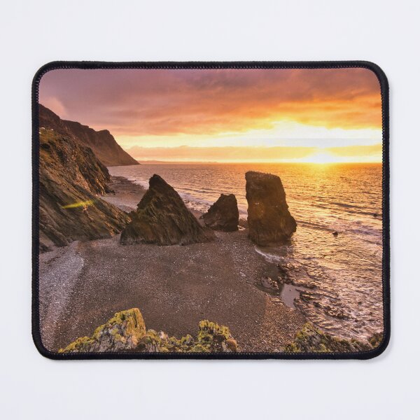 Item preview, Sunset Trefor Stacks,Lleyn Peninsula designed and sold by Derren Jones.