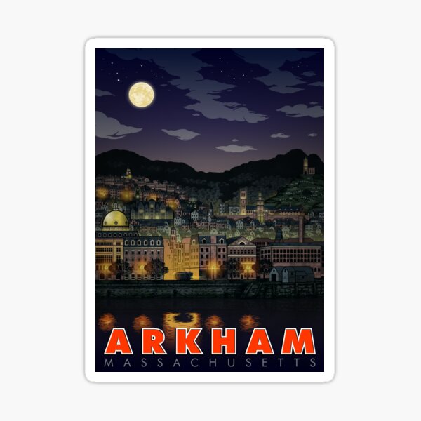 Item preview, Greetings From Arkham, Mass designed and sold by OtterSquad.