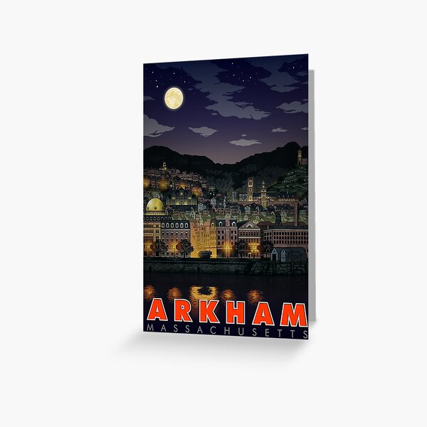Greetings From Arkham, Mass Greeting Card