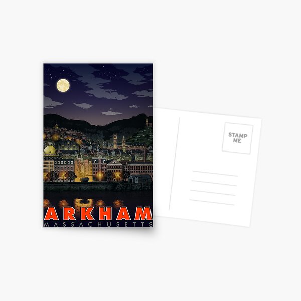 Item preview, Greetings From Arkham, Mass designed and sold by OtterSquad.