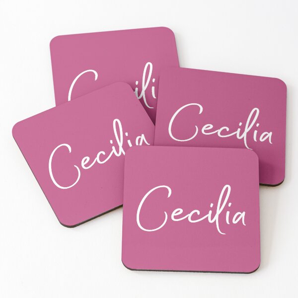 Item preview, Cecilia Name White designed and sold by Jeallan Designs.