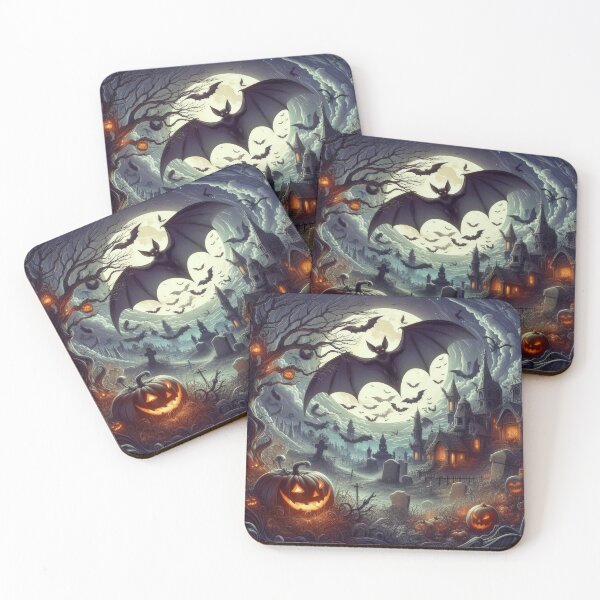 Item preview, bat to cemeteries Halloween Pumpkin designed and sold by Expressions-Sel.