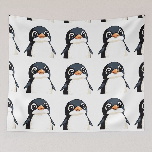 Item preview, Cartoon Style Penguins Logo Stickers, Logo, Illustration, Wall arts, Art Prints and More designed and sold by Kevin Lou.