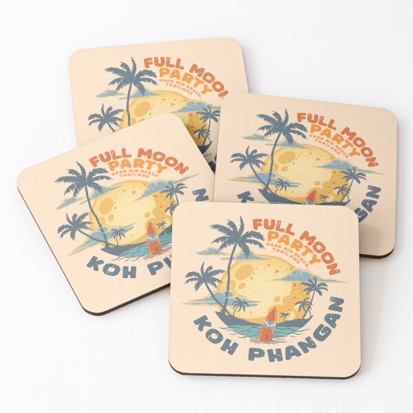 Item preview, Full Moon Party Koh Phangan - Haad Rin, Thailand designed and sold by LazyCaat.