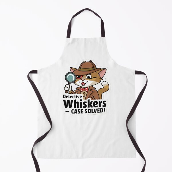 Item preview, Detective Whiskers – Cartoon Mystery Solver Sticker designed and sold by StyleSwitch.