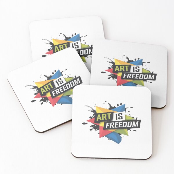Item preview, Bold "Art is Freedom" Creative Expression Design designed and sold by InkredibleZ.