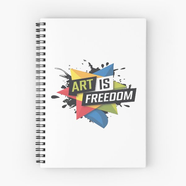Item preview, Bold "Art is Freedom" Creative Expression Design designed and sold by InkredibleZ.