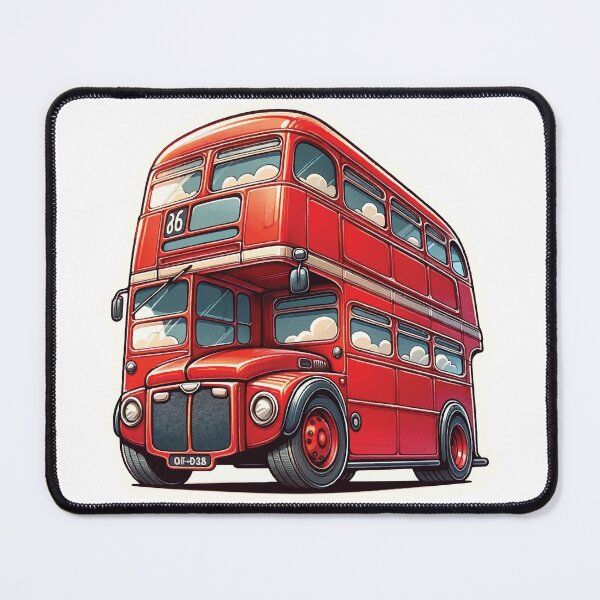 Item preview, Classic Red Double-Decker London Bus designed and sold by DecalBox.