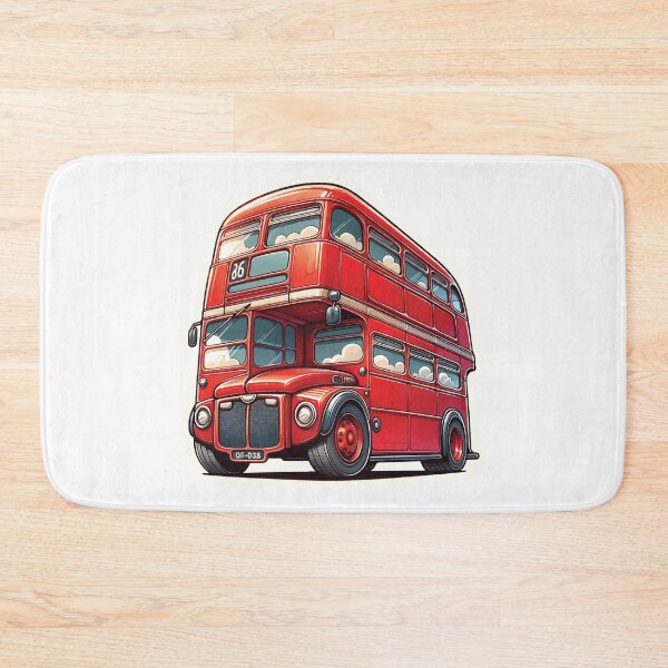 Item preview, Classic Red Double-Decker London Bus designed and sold by DecalBox.