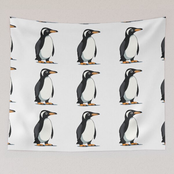 Item preview, Cartoon Style Penguins Logo Stickers, Logo, Illustration, Wall arts, Art Prints and More designed and sold by Kevin Lou.