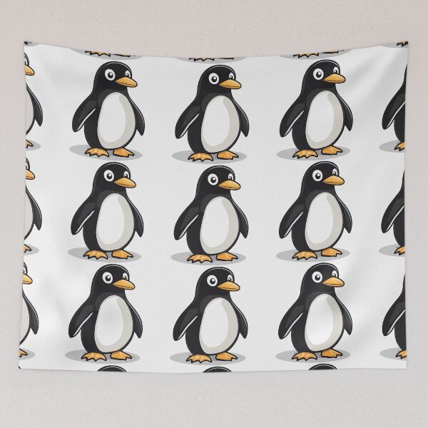 Item preview, Cartoon Style Penguins Logo Stickers, Logo, Illustration, Wall arts, Art Prints and More designed and sold by Kevin Lou.
