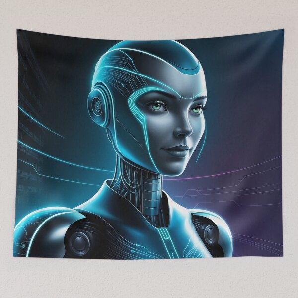 Item preview, Future Femme: The Robo Muse designed and sold by Fenomena Designs.