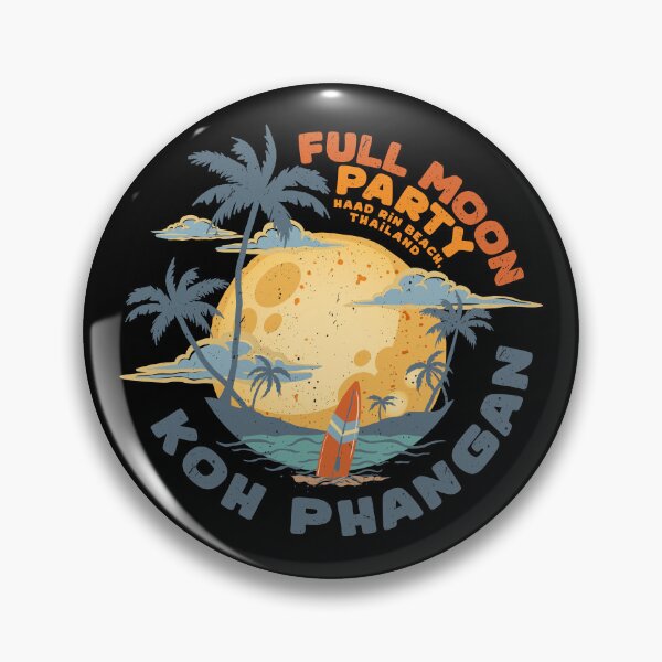 Item preview, Full Moon Party Koh Phangan - Haad Rin, Thailand designed and sold by LazyCaat.