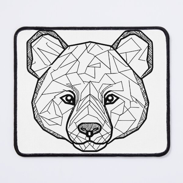 Item preview, Geometric Panda Art designed and sold by GeoSketchWear.
