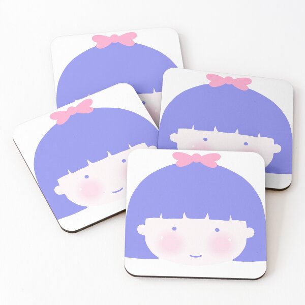 Item preview, cute purple hair girl designed and sold by Artchara..
