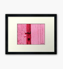Pink Momentum Framed Print