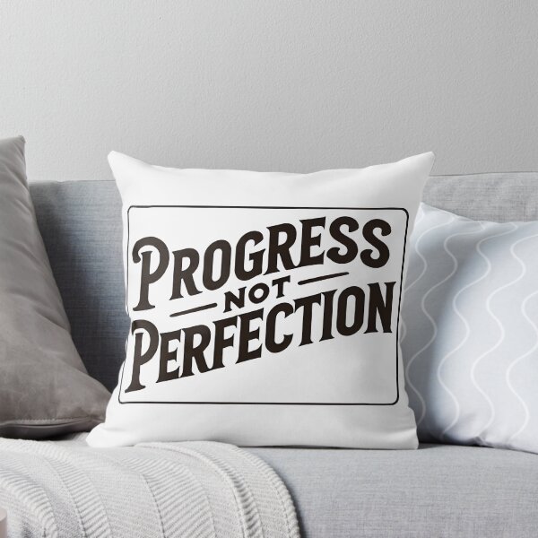 Item preview, Progress not perfection simple statement designed and sold by NebulaLabs.