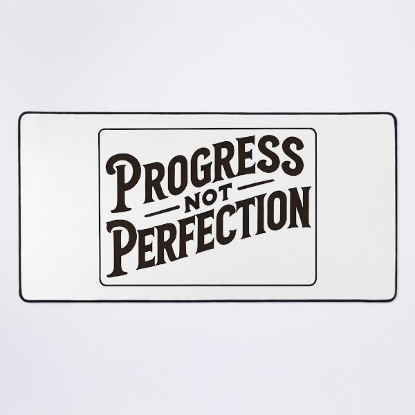 Item preview, Progress not perfection simple statement designed and sold by NebulaLabs.