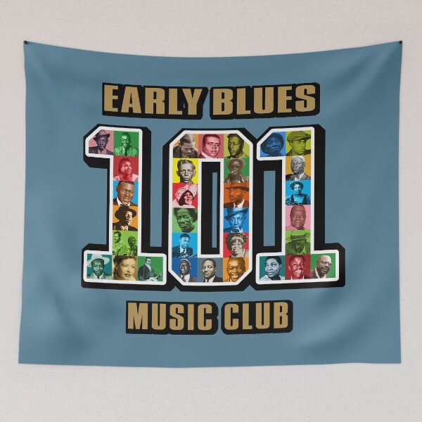 Item preview, Early Blues 101 Music Club designed and sold by TIGERDAVER.