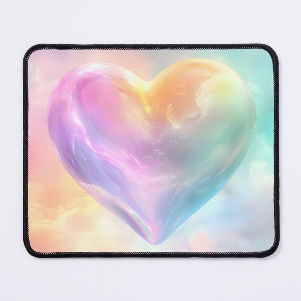 Item preview, Pastel Heartburst: Whimsical Rainbow Art & Designs designed and sold by AI-Only Creations.