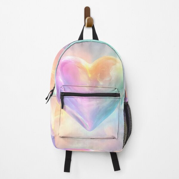 Item preview, Pastel Heartburst: Whimsical Rainbow Art & Designs designed and sold by AI-Only Creations.