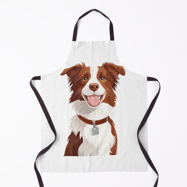 Item preview, Happy Border Collie Vector Illustration designed and sold by AI Gizmo.