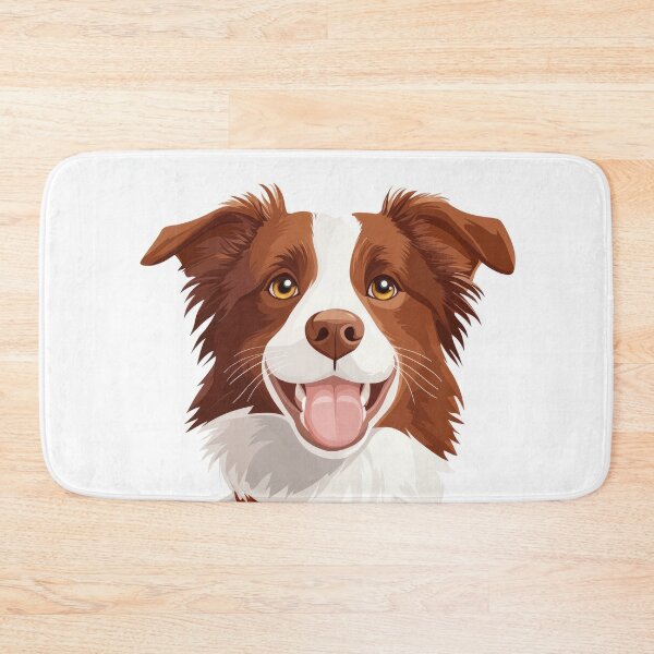 Item preview, Happy Border Collie Vector Illustration designed and sold by AI Gizmo.