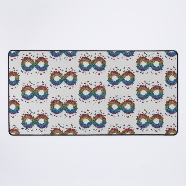 Item preview, Rainbow infinity butterfly designed and sold by Vkinsify.