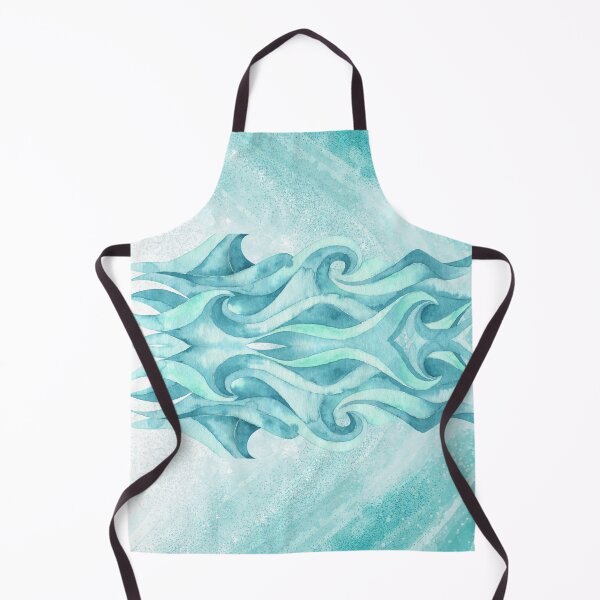 Item preview, Blue ocean waves designed and sold by esao.