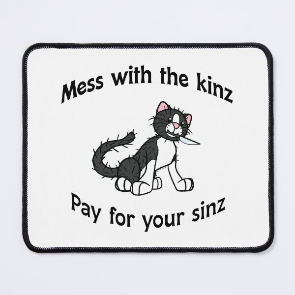 Item preview, Pay for your sinz (B/W cat) designed and sold by werelucarioden.