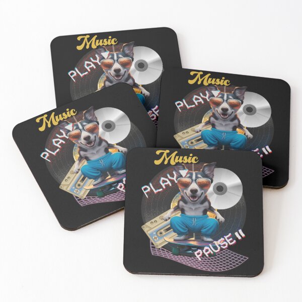Item preview, Musical dog on a skateboard designed and sold by MargoMalej.