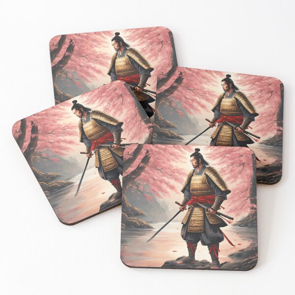 Item preview, Serene Majesty: A Samurai Warrior in a Tranquil Bamboo Forest designed and sold by MythSpire.