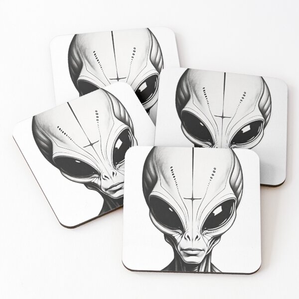 Item preview, alien, Martian, UFO designed and sold by DonnaBlankaArt.