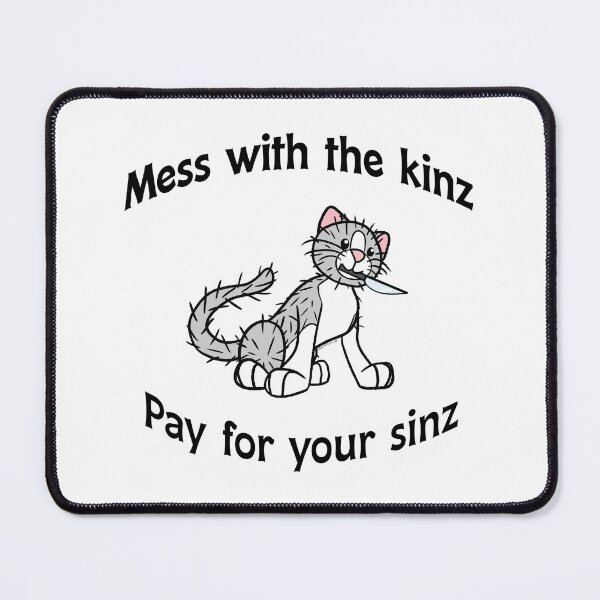 Item preview, Pay for your sinz (Grey/White cat) designed and sold by werelucarioden.