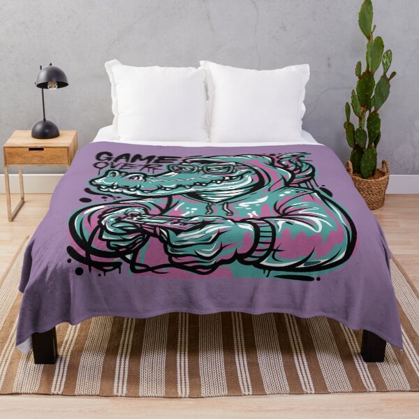 Item preview, Copy of Funny Alligator Gamer Game Over Graffiti designed and sold by Nature's Fancy.