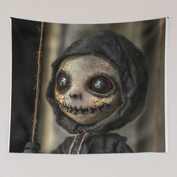 Item preview, Hooded Creepy Puppet designed and sold by effervescence.