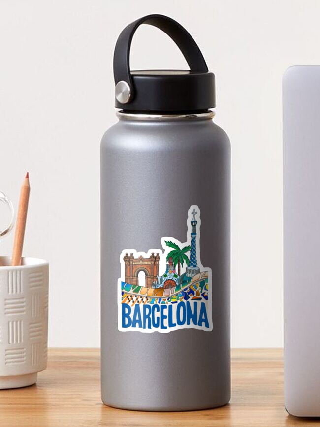 Thumbnail 1 von 3, Sticker, Barcelona - Park Güell und Arc de Triomf designt und verkauft von ClaudiaBrueggen.