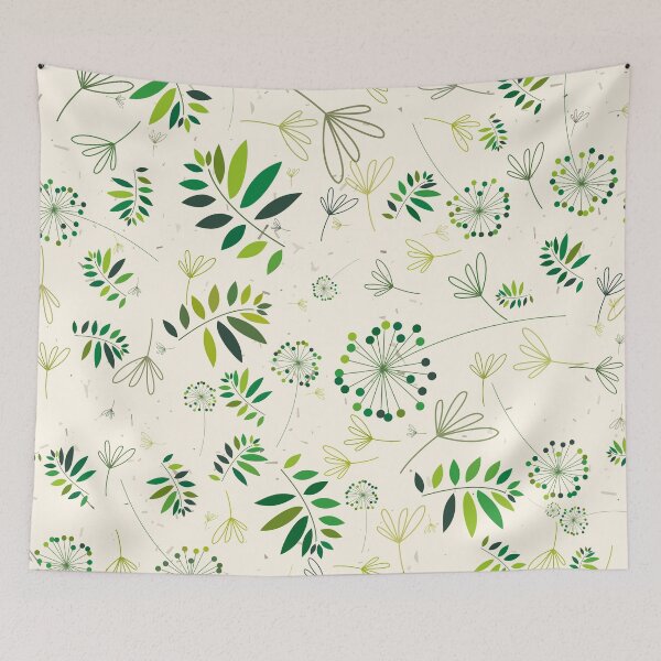 Item preview, Diseño vegetal verde designed and sold by Delia Pistacchio.