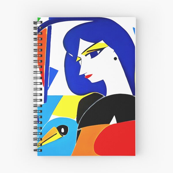Item preview, Abstract Girl With Birds designed and sold by Maryam Fernandez.