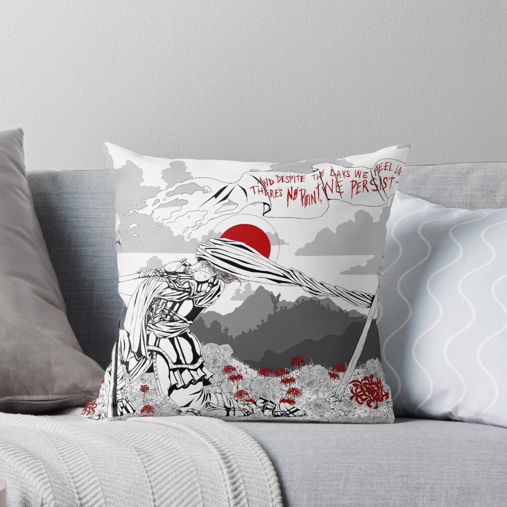Item preview, Throw Pillow designed and sold by falltoash.