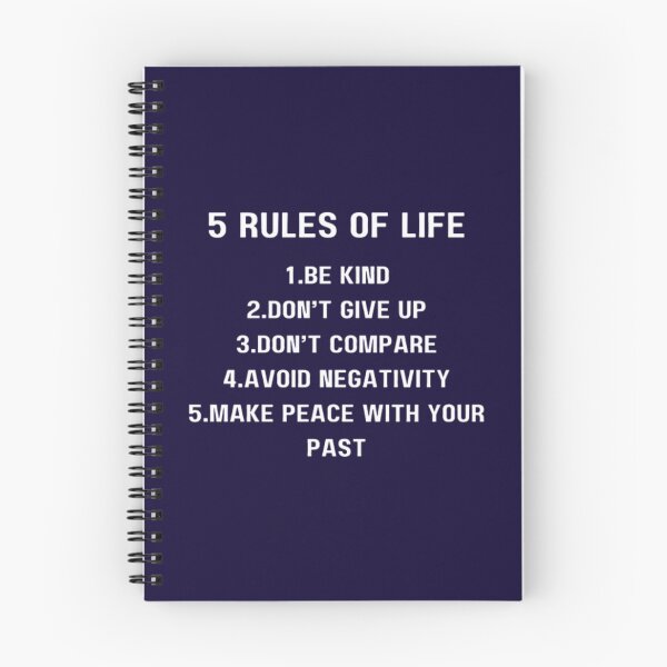 Item preview, 5 Rules of life. designed and sold by Jimmybyjimmy.
